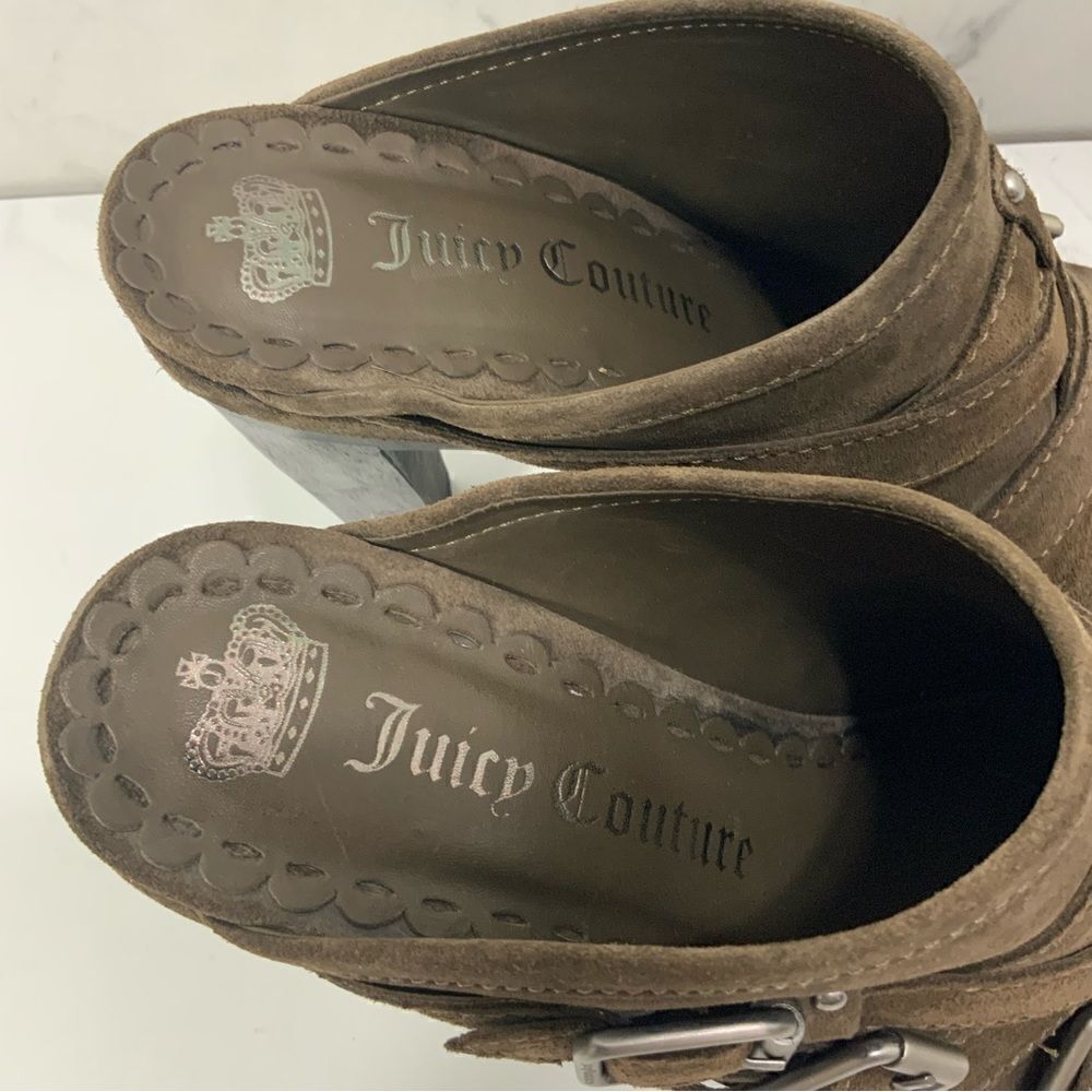 JUICY COUTURE Closed Toe Heels Mules - Picture 6 of 6